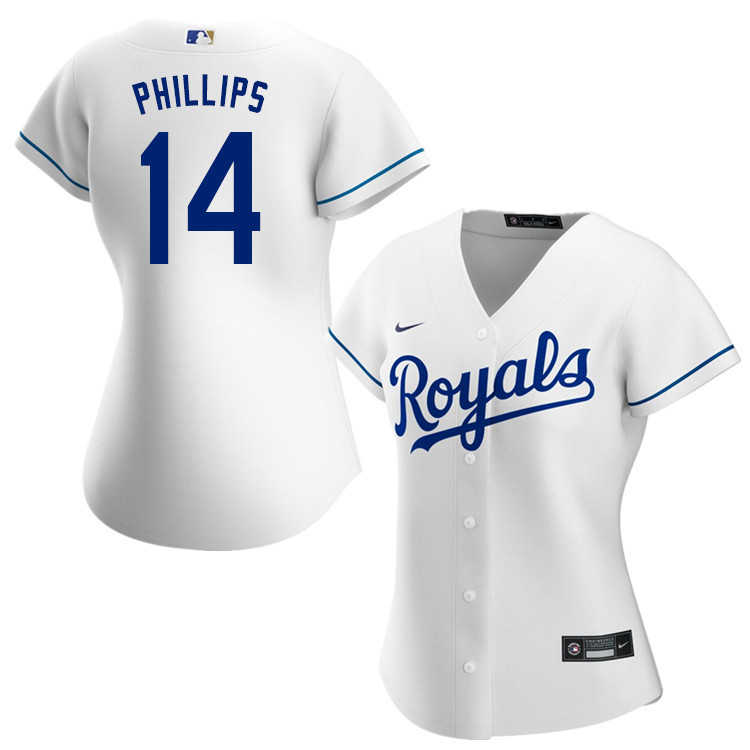 Nike Women #14 Brett Phillips Kansas City Royals Baseball Jerseys Sale-White